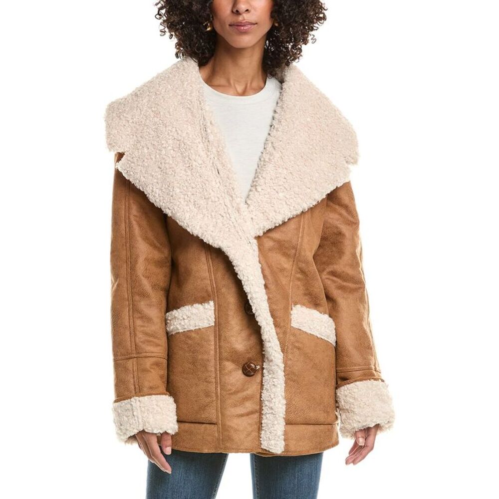 Frye Womens Shawl Jacket, Tan